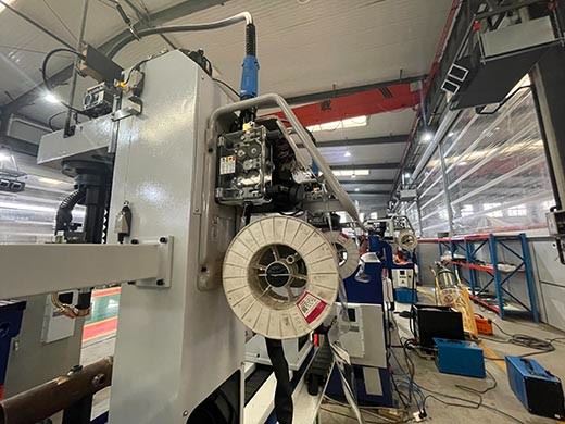 Automatic Double Oil Nozzle Welding Machine For Hydraulic Cylinder high quality