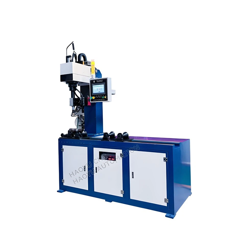 Automatic Oil Port MAG Welding Machine For Hydraulic Cylinder Manufacturing manufacturers