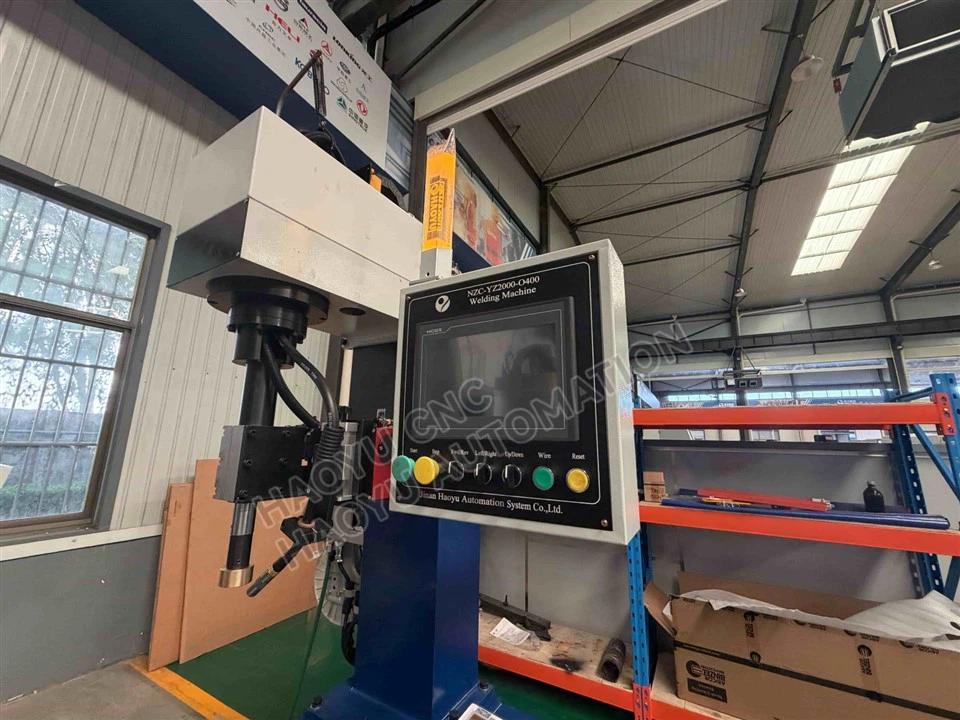 Automatic Oil Port MAG Welding Machine For Hydraulic Cylinder Manufacturing best