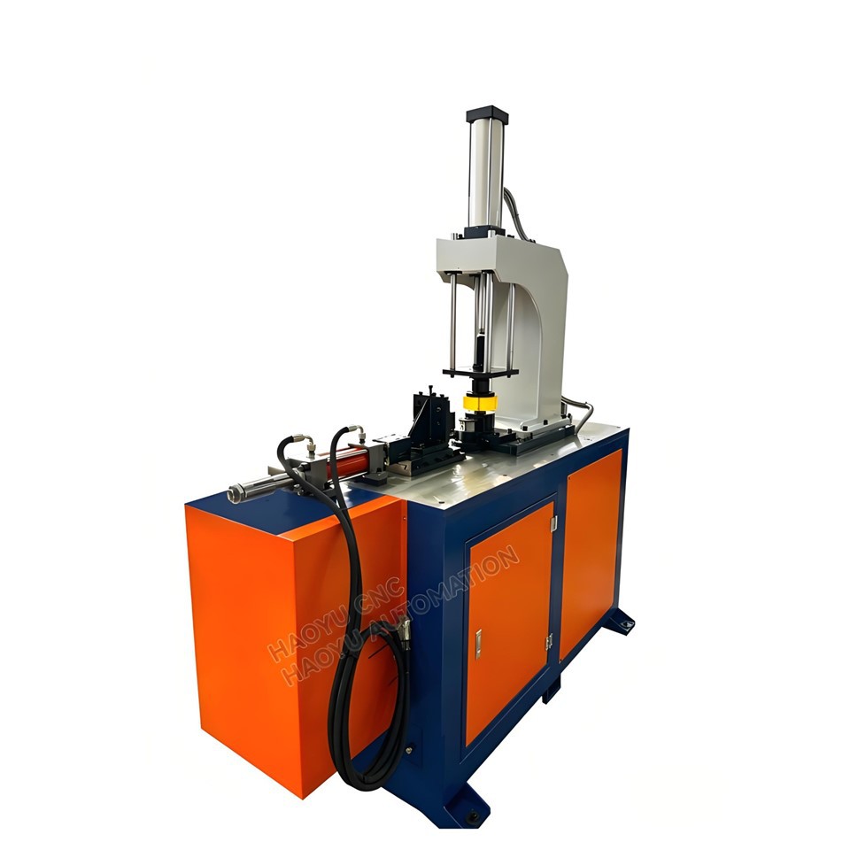 Automatic Tank End Cap Necking Machine
