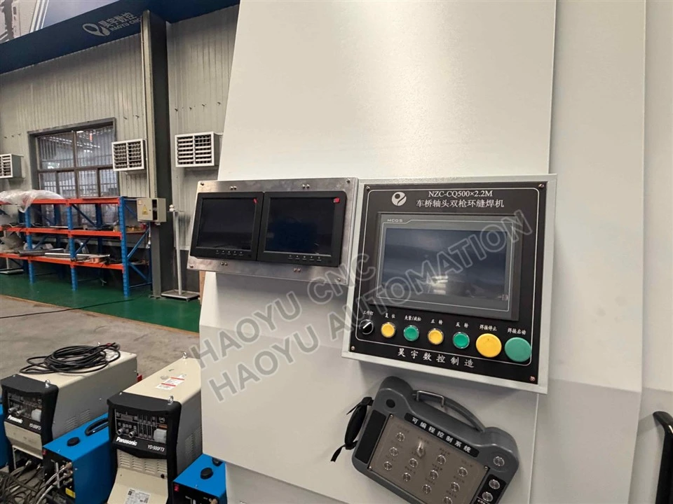 Axle Head Double-Torch Circumferential Seam Welding Machine high quality
