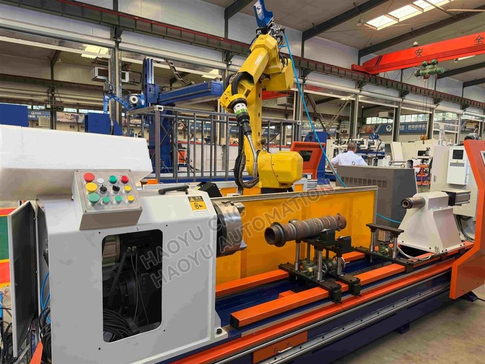 Dual-Station Robotic Welding Hydraulic Cylinder For Automated Welding System best