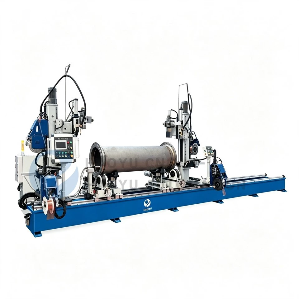 China Automatic Four-Torch Flange And Pipe Welding Equipment ...