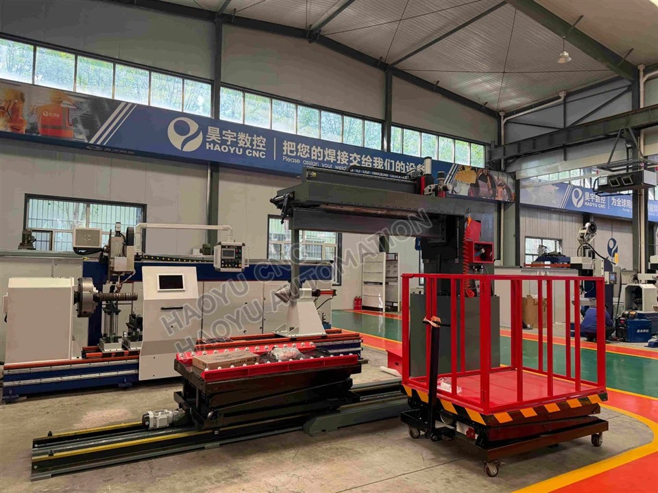 Longitudinal Seam Welding Machine With Lifting Trolley For Cylindrical Tanks high quality