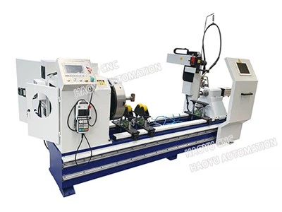 5-Axis CNC-Controlled Hydraulic Cylinder Welding System