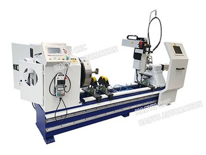 5-Axis CNC-Controlled Hydraulic Cylinder Welding System