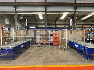 Hydraulic Cylinder End Cap Welding Line