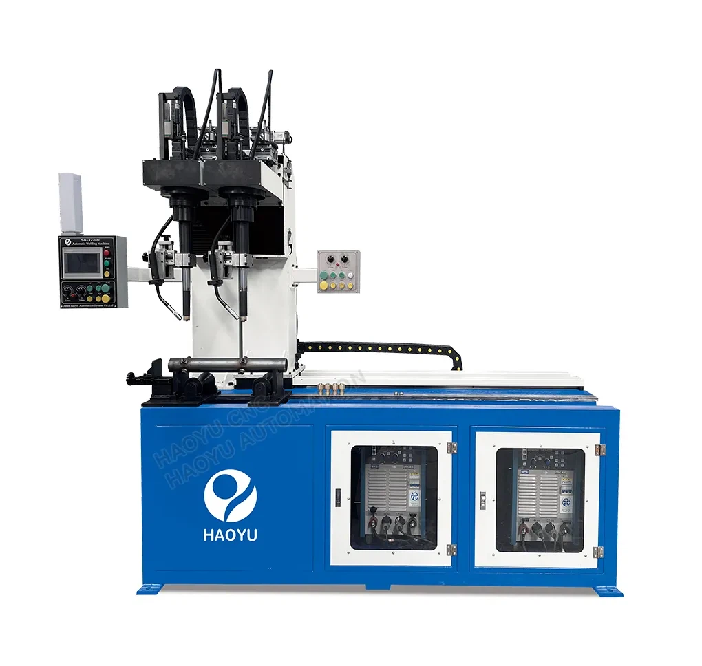 Torch Rotarty Welding Machine For Hydraulic Cylinder Oil Port