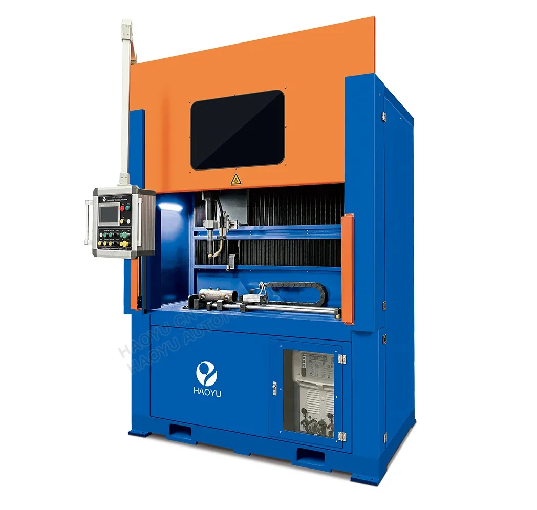 Torch Rotarty Welding Machine For Hydraulic Cylinder Oil Port