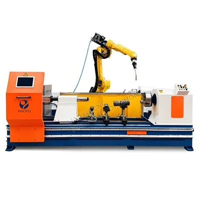 Dual-Station Robotic Welding Hydraulic Cylinder For Automated Welding System