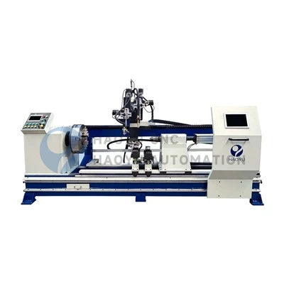 Dual-Torch Hydraulic Cylinder Circumferential Welding & Overlay Welding Machine